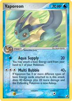 Vaporeon 19 Normal