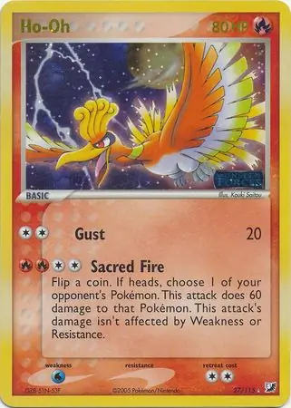 Ho-Oh Reverse Holo 27