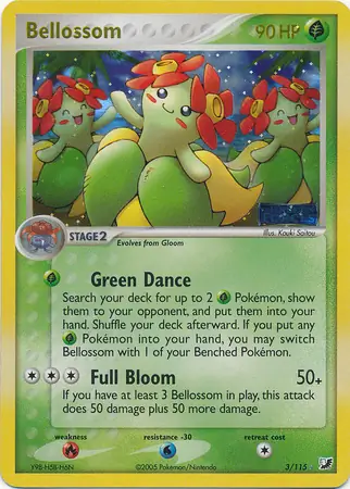 Bellossom Reverse Holo 3 Normal