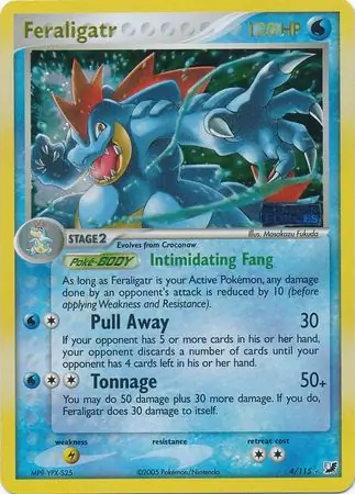 Feraligatr Reverse Holo 4 Normal