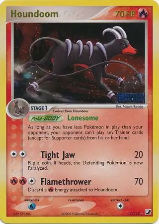 Houndoom Reverse Holo 7 Normal