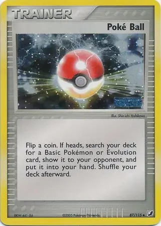 Poke Ball Reverse Holo 87