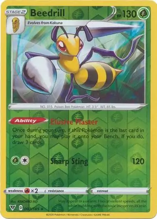 Beedrill Reverse Holo 003 Normal