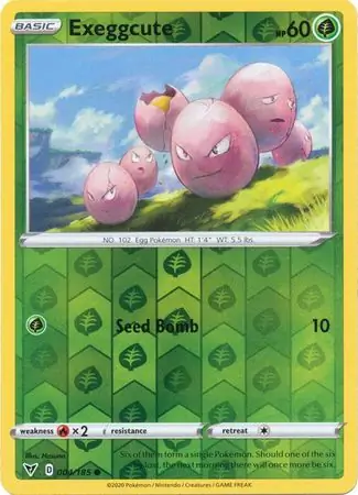 Exeggcute Reverse Holo 004 Normal