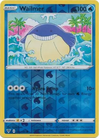 Wailmer Reverse Holo 031 Normal
