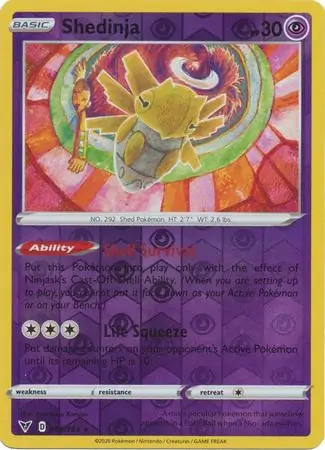Shedinja Reverse Holo 066 Normal