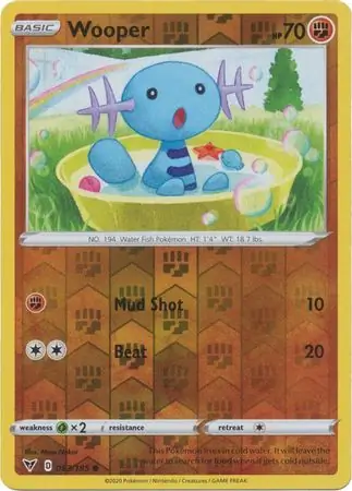 Wooper Reverse Holo 083