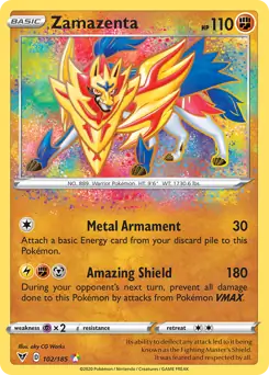Zamazenta Amazing Rare 102
