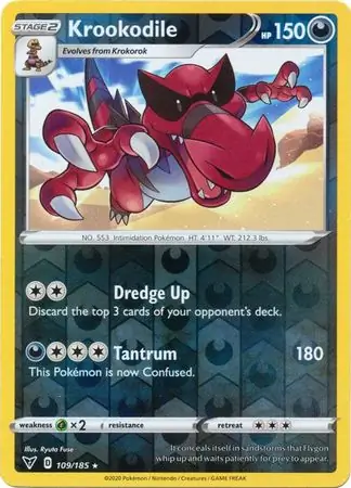 Krookodile Reverse Holo 109