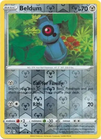 Beldum Reverse Holo 116 Normal