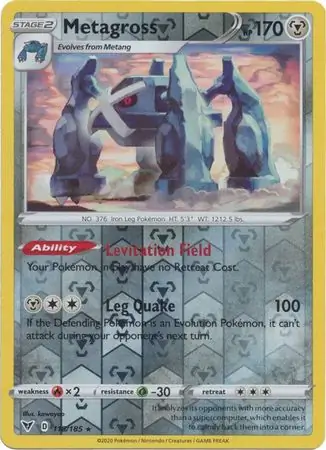 Metagross Reverse Holo 118 Normal