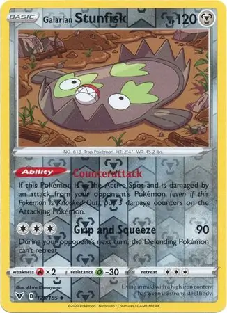 Galarian Stunfisk Reverse Holo 125