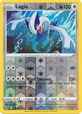 Lugia Reverse Holo 132 Normal