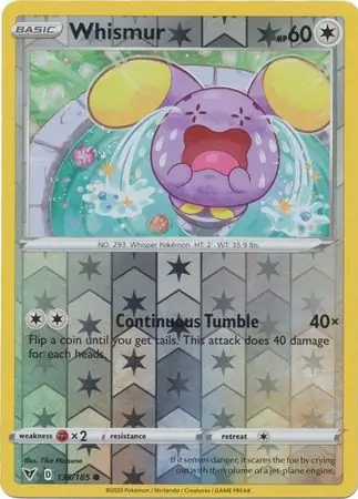 Whismur Reverse Holo 135 Normal