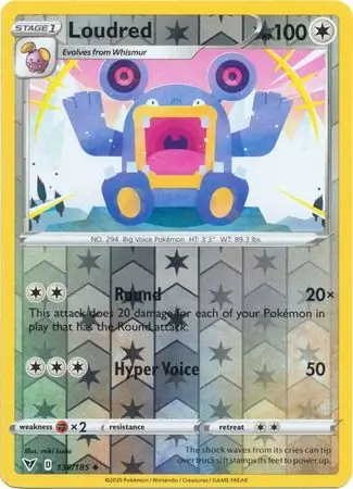 Loudred Reverse Holo 136 Normal