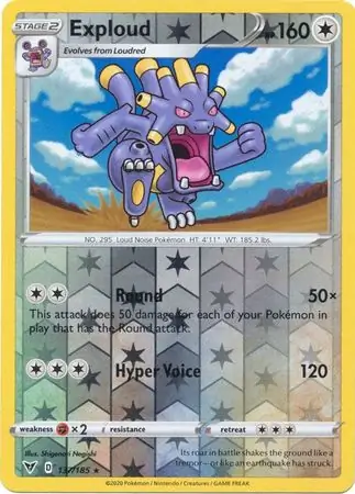 Exploud Reverse Holo 137 Normal
