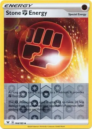 Stone Fighting Energy Reverse Holo 164 Normal