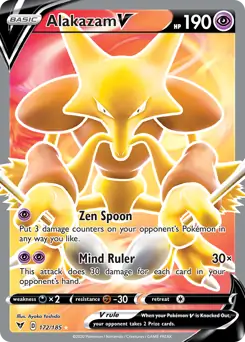 Full Art Alakazam V 172