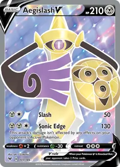 Full Art Aegislash V 177 Normal