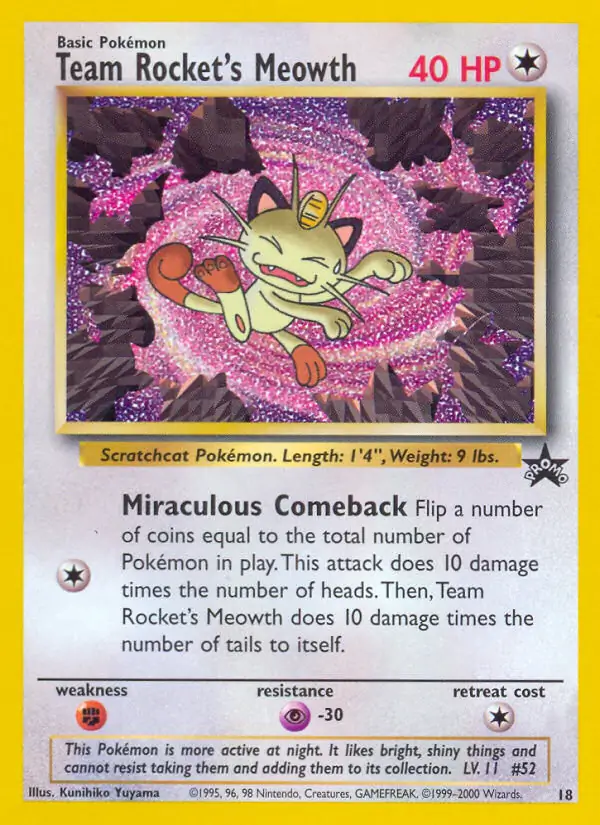 Team Rocket's Meowth 18 Normal