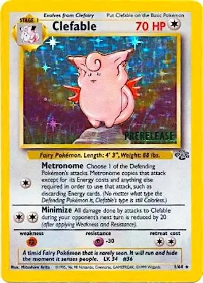 Clefable Prerelease 1