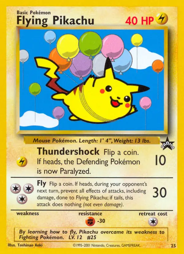 Flying Pikachu 25 Normal