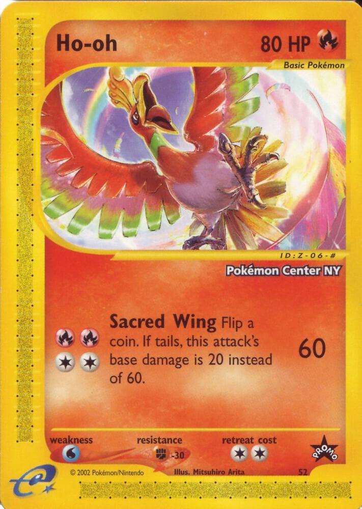 Ho oh Pokemon Center NY 52 Normal