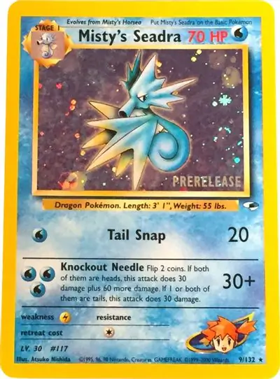 Misty's Seadra Prerelease 9 Normal