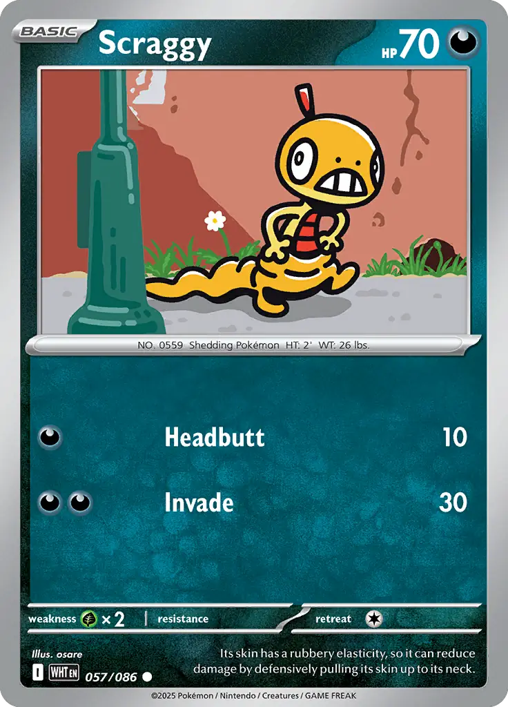 Scraggy 057 Normal