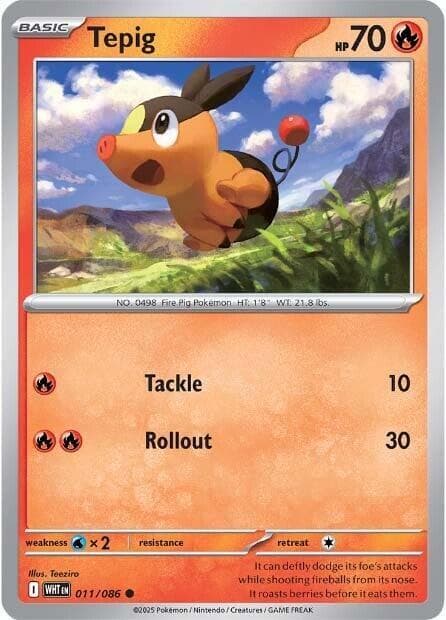 Tepig 11 Holo