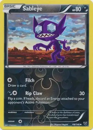 Sableye Reverse Holo 68
