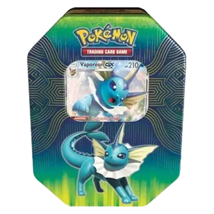 Elemental Power Tins: Vaporeon GX Tin