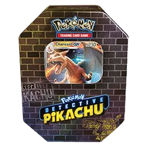 Detective Pikachu Tins: Charizard GX Tin
