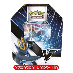 V Strikers Tins: Empoleon V Empty Tin