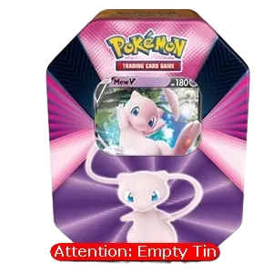 V Forces Tins: Mew V Empty Tin