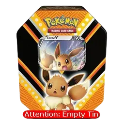 V Powers Tins: Eevee V Empty Tin