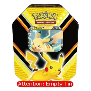 V Powers Tins: Pikachu V Empty Tin