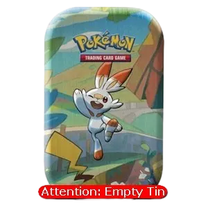 Galar Pals Mini Tins: Scorbunny & Pikachu Empty Tin