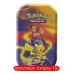 Kanto Power Mini Tins: Pikachu & Vulpix Empty Tin