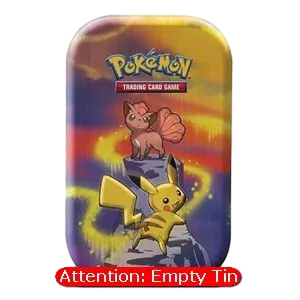Kanto Power Mini Tins: Pikachu & Vulpix Empty Tin