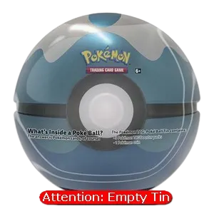 Empty Dive Ball Tin