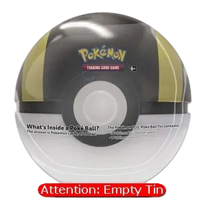 Empty Ultra Ball Tin