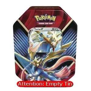 Legends of Galar Tins: Zacian V Empty Tin