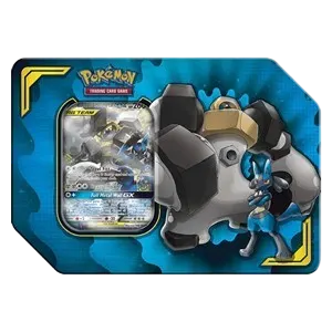 Power Partnership Tins: Lucario & Melmetal GX Empty Tin