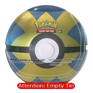 Empty Quick Ball Tin