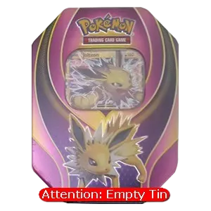 Elemental Power Tins: Jolteon EX Empty Tin