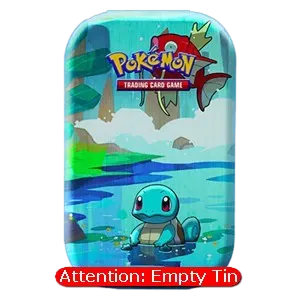 Kanto Friends Mini Tins: Squirtle Empty Tin