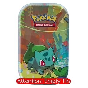 Kanto Friends Mini Tins: Bulbasaur Empty Tin