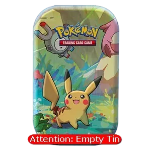 Kanto Friends Mini Tins: Pikachu Empty Tin