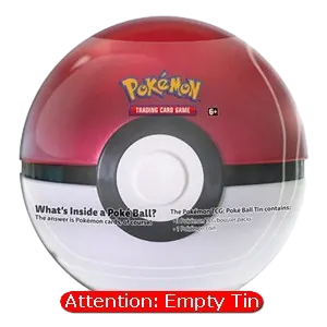 Empty Poké Ball Tin